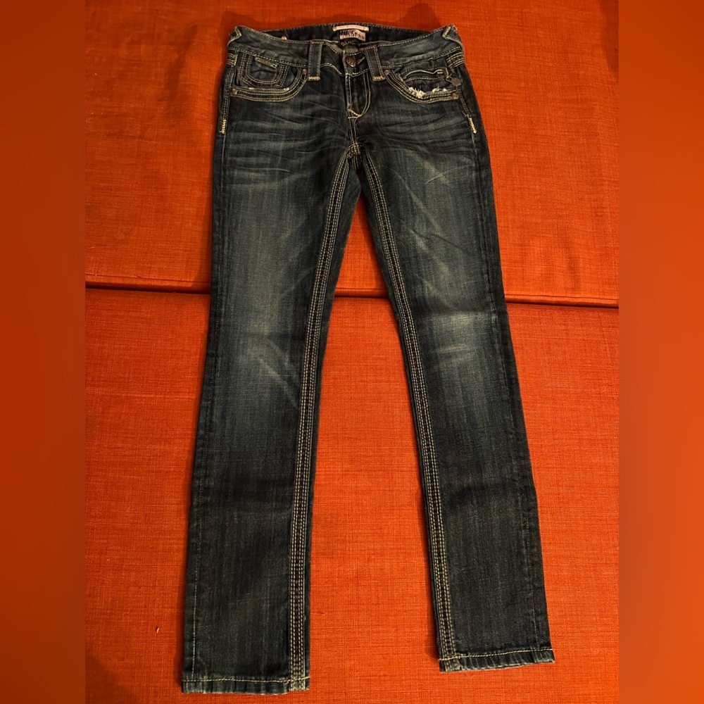 Miss Me Denim Mid-Rise Skinny Jeans 26